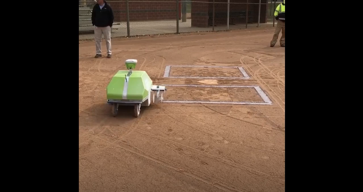 Baseball Field Liner GPS chalk liner for baseball fields Turf Tank