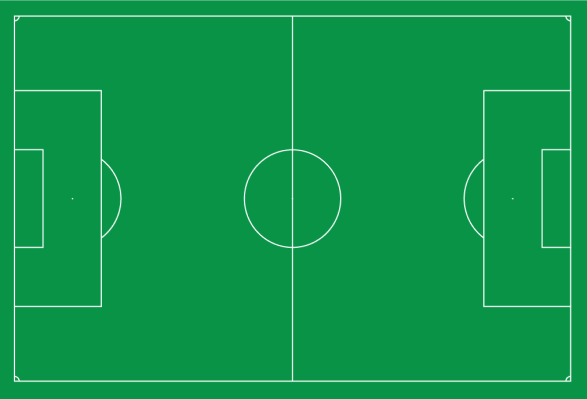 Animated 11v11 soccer field, by Turf Tank