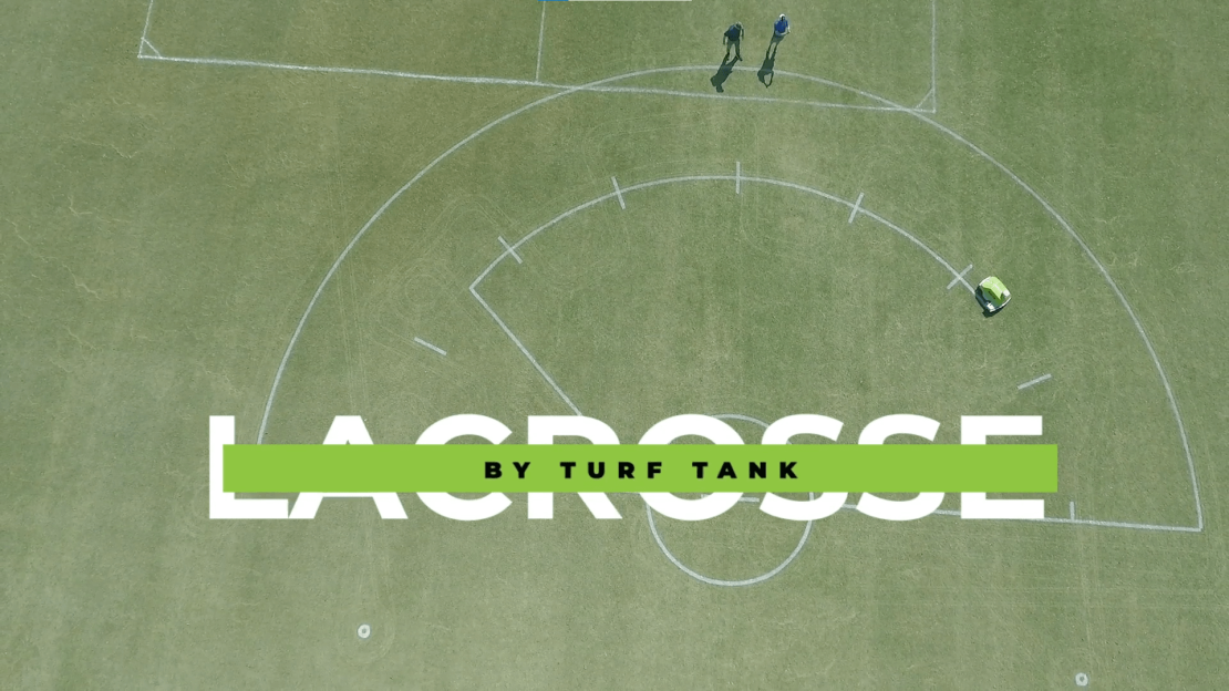 Lacrosse field painting robot GPS paint robot Turf Tank