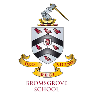 Transparent logo of Turf Tank customer, Bromsgrove School Crest of Arms