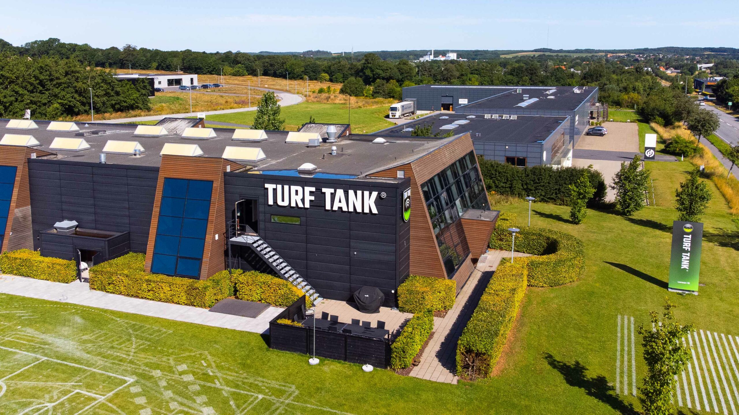 Picture of the Turf Tank headquarters based in Svenstrup, Denmark