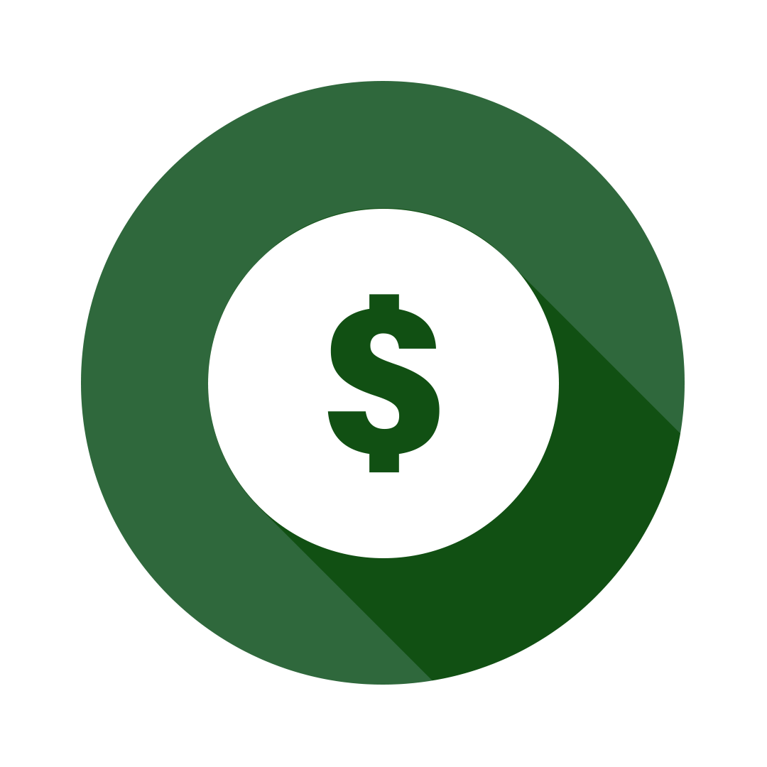Dollar coin animated icon